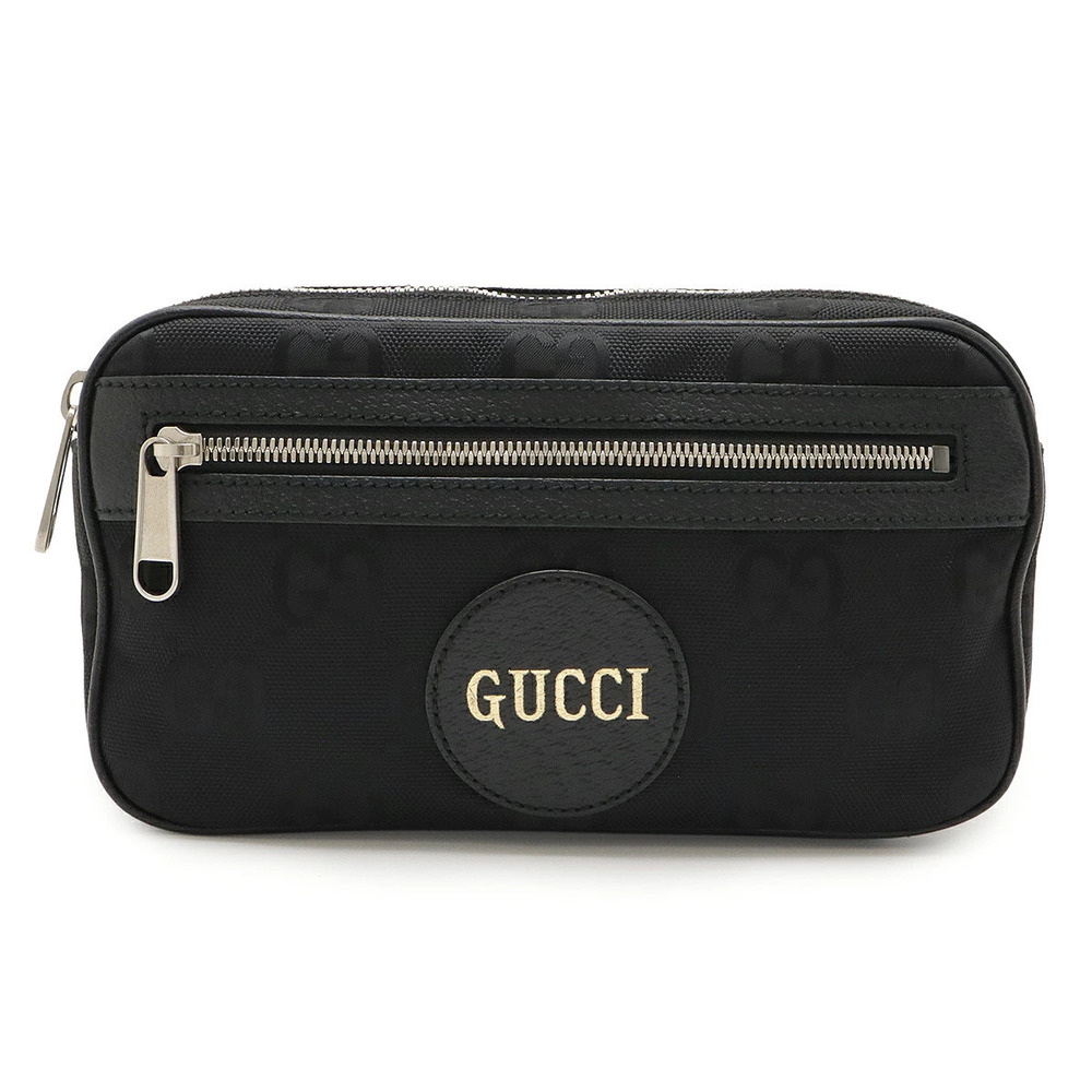 Gucci Off The Grid belt bag body waist canvas leather black